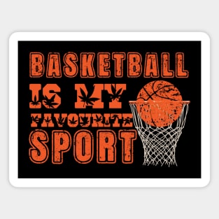 Basketball is My Favourite Sport Magnet